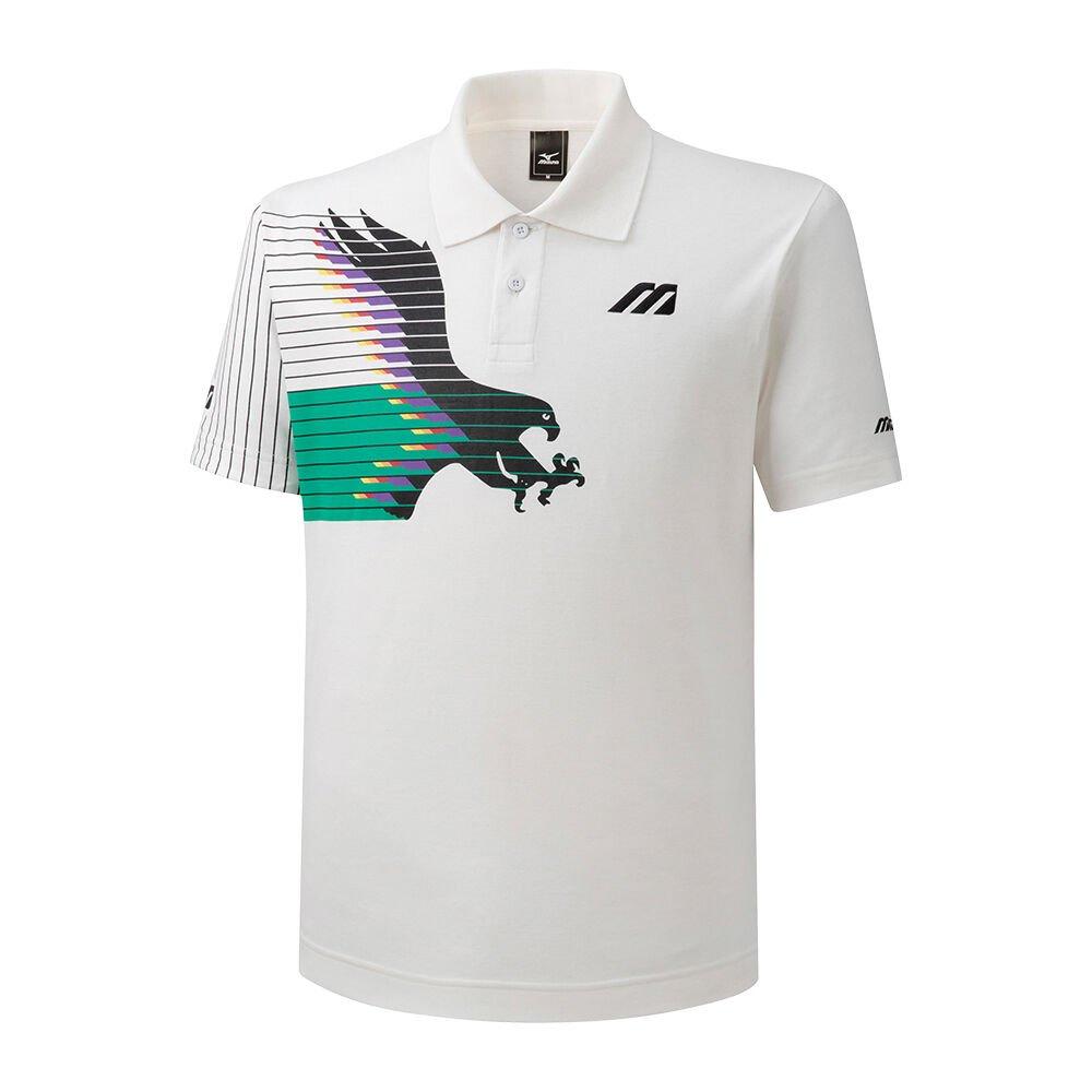 Mizuno Men's T-Shirts Archive Polo White - XYBDVCK-08